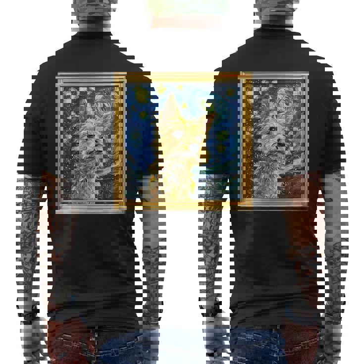 ケアンテリア 星月夜 ケアンテリア メンズTシャツ バックプリント