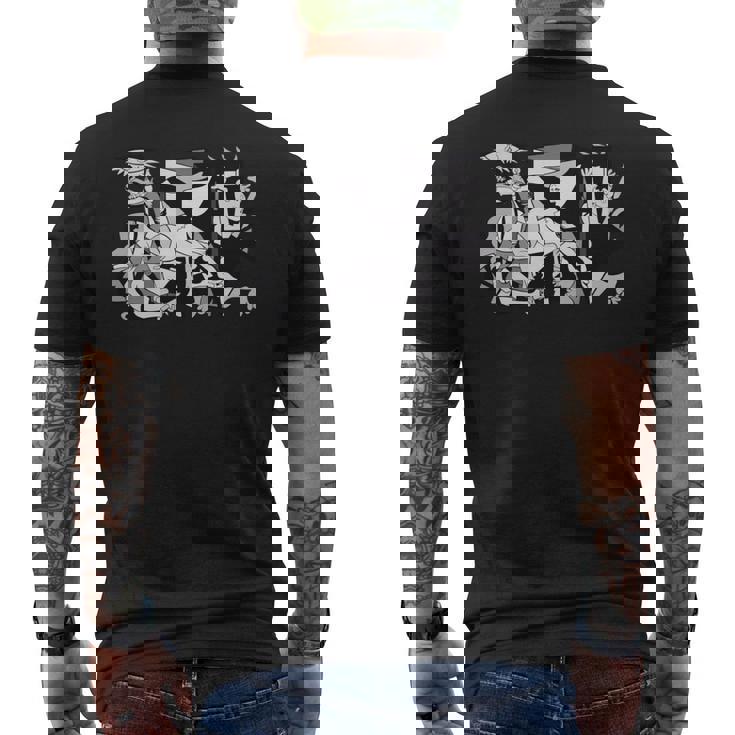 ゲルニカのアートワーク 長袖tシャツ メンズTシャツ バックプリント