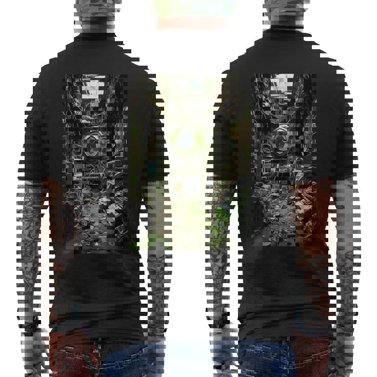 ゲームルームウィアードコアスペーシャスドリームコア メンズTシャツ バックプリント