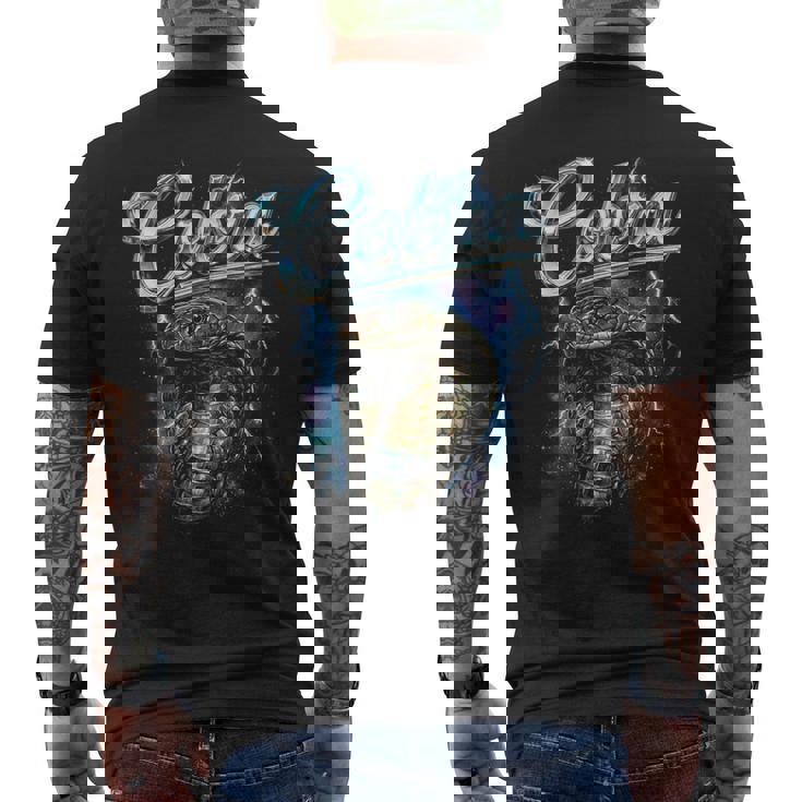 コブラ ヴィンテージ 90年代 レトロ 面白い コブラ 80年代 蛇好き メンズTシャツ バックプリント