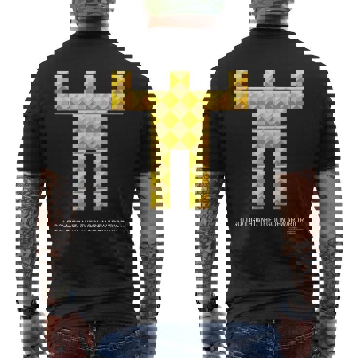 ゴールドライタン F メンズTシャツ バックプリント