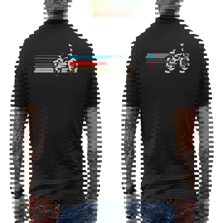 サイクリング Bmx ダウンヒル デザイン レトロ ヴィンテージ Bmx メンズTシャツ バックプリント