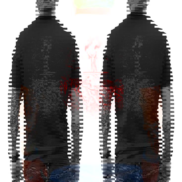 サバス・サタン・ブラックメタルで踊るギュスターヴ・ドールの魔女たち Dore Witchesabbath メンズTシャツ バックプリント