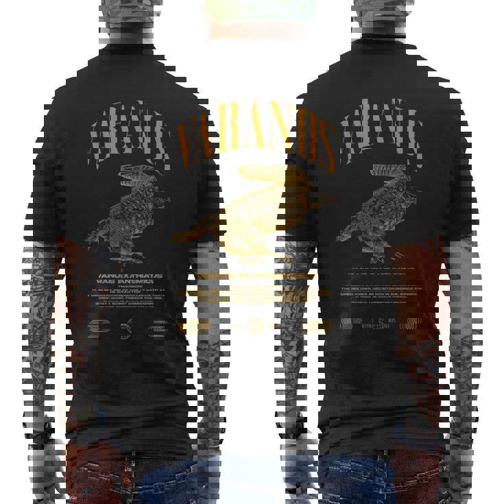 サバンナモニターモダンストリートウェアの爬虫類のキーパー 長袖tシャツ メンズTシャツ バックプリント