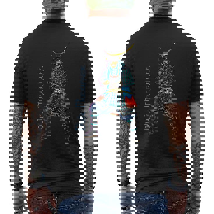 サムライ・ウォリアー 伊達政宗 メンズTシャツ バックプリント
