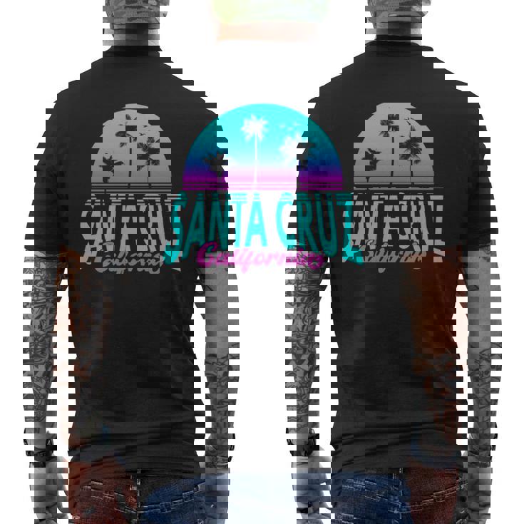 サンタクルーズ カリフォルニア レトロ ヴィンテージ サンセット 長袖tシャツ メンズTシャツ バックプリント