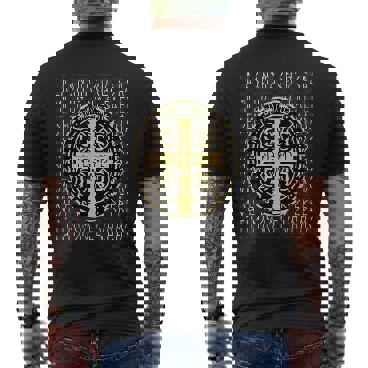 サンベニート、メダラ・イ・オラシオン メンズTシャツ バックプリント