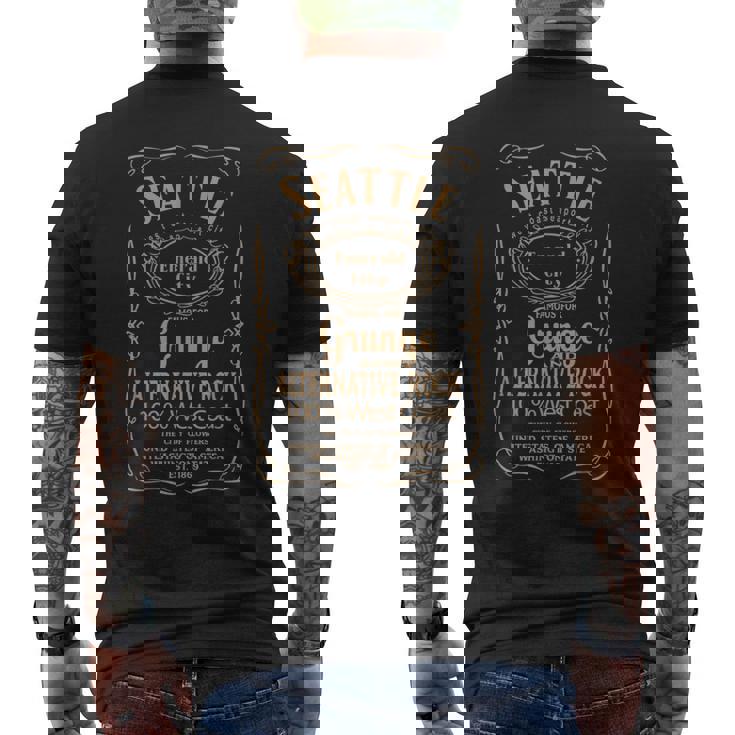 シアトルお土産 ワシントン州 アメリカ合衆国 メンズTシャツ バックプリント