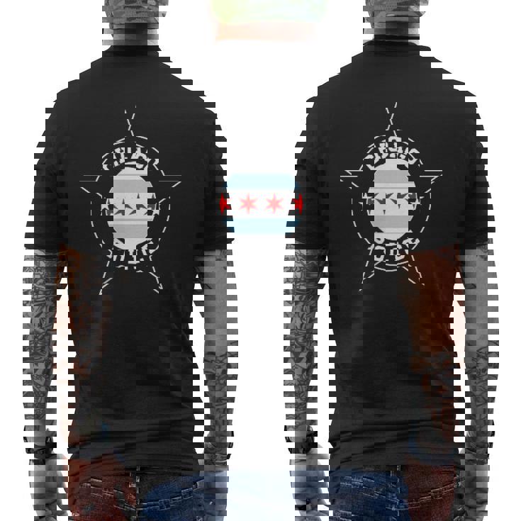 シカゴポリス Cpd メンズTシャツ バックプリント