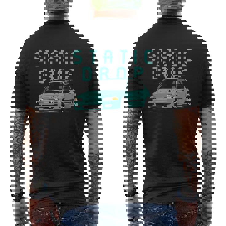 シビック 例 スタティックドロップ 日本車 メンズTシャツ バックプリント