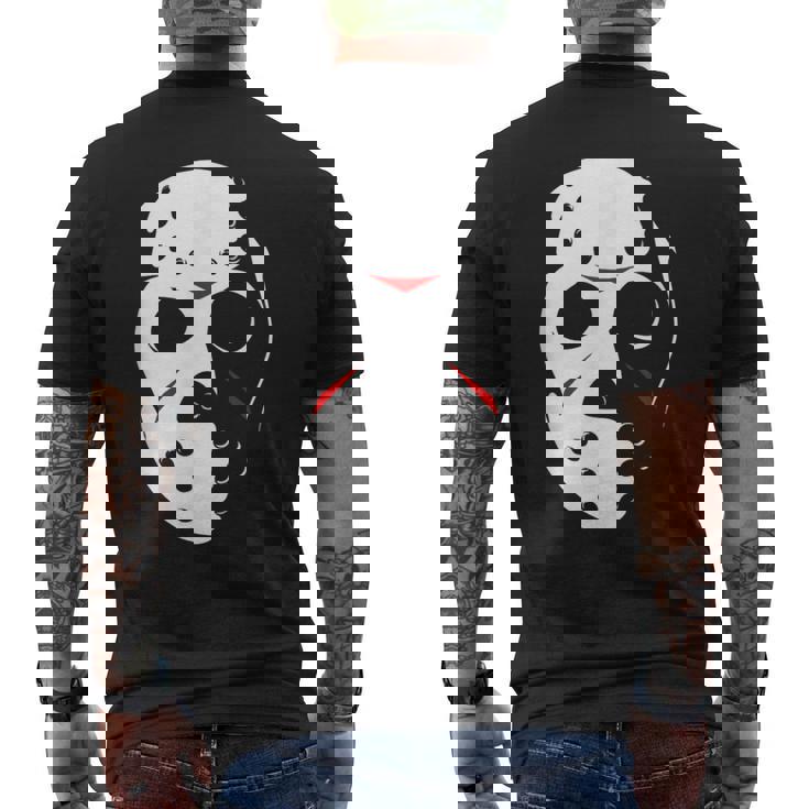 ジェイソンホッケーマスク ハロウィンシャツ 13日の金曜日 メンズTシャツ バックプリント
