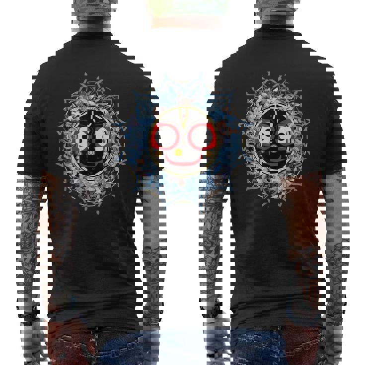 ジェイ・ジャガンナート ヒンドゥー教の愛 プリ・ハレ・クリシュナ メンズTシャツ バックプリント