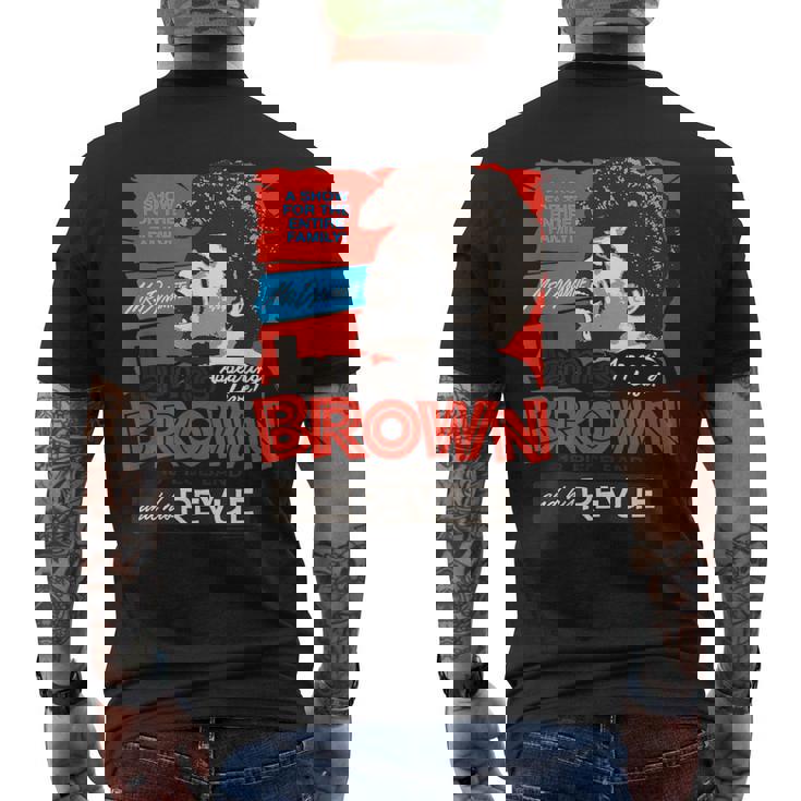 ジェームズ・ブラウン&ヒズ・レヴュー メンズTシャツ バックプリント