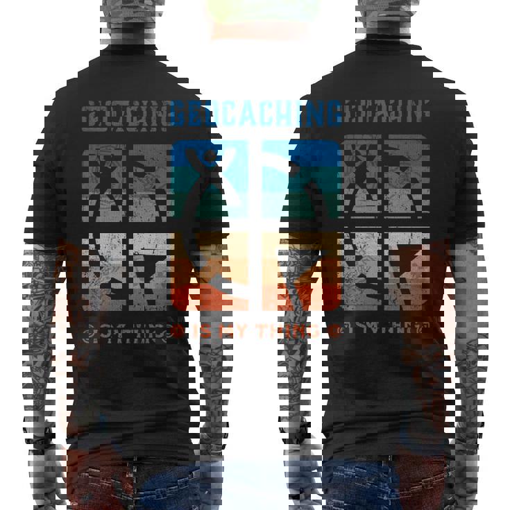 ジオキャッシャー ジオキャッシング用品 キット ツール 小物入れ ジオキャッシング 長袖tシャツ メンズTシャツ バックプリント