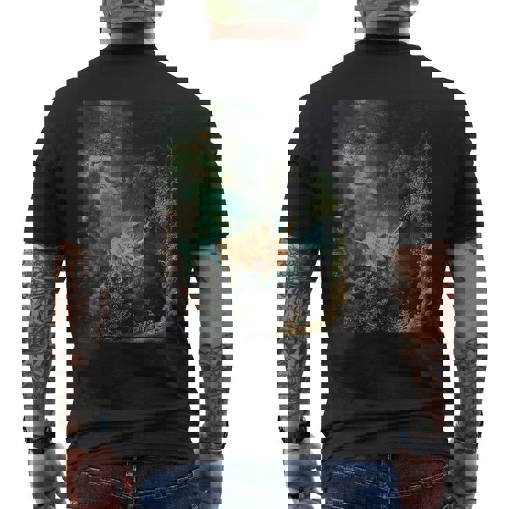 ジャンオノレ・フラゴナール作 スイングペインティング メンズTシャツ バックプリント