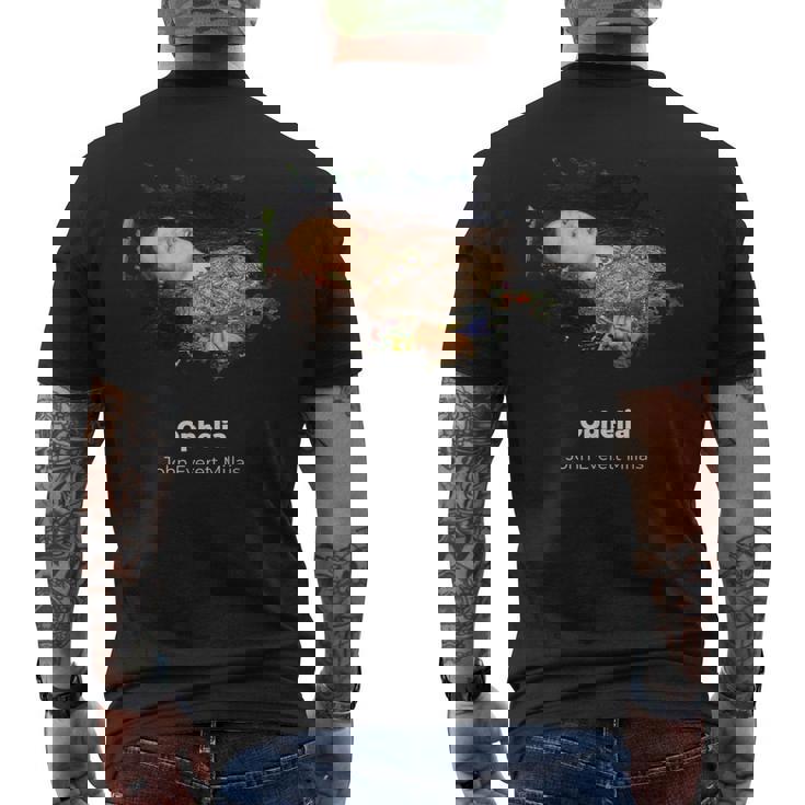 ジョン・エバレット・ミレーのオフィーリア・グランジ メンズTシャツ バックプリント