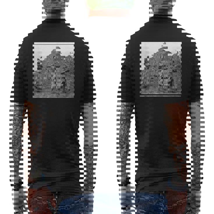 ジョン・クリーズ サー・ランスロット・モンティ・パイソン メンズTシャツ バックプリント