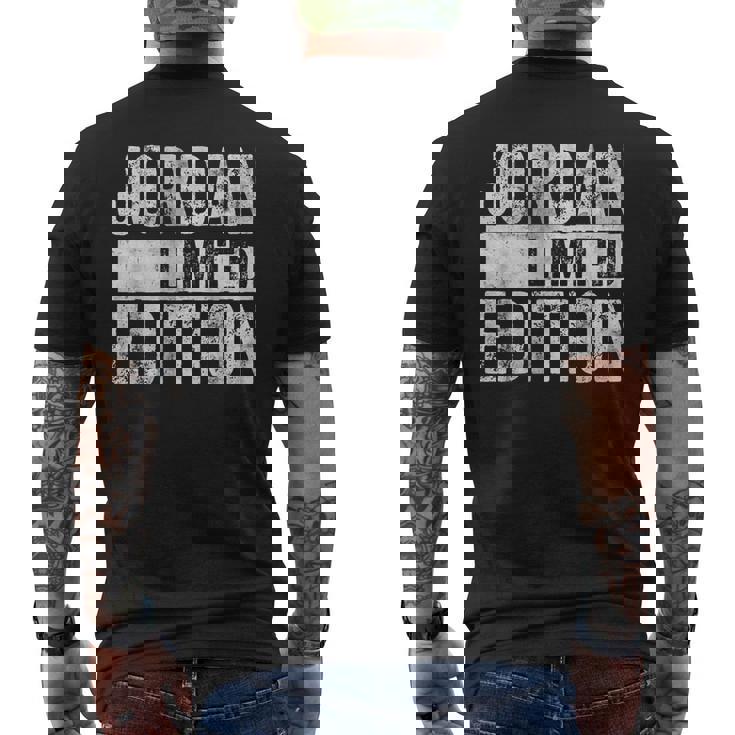 ジョークシャツ ジョーダン 限定版 面白い名前入り メンズTシャツ バックプリント