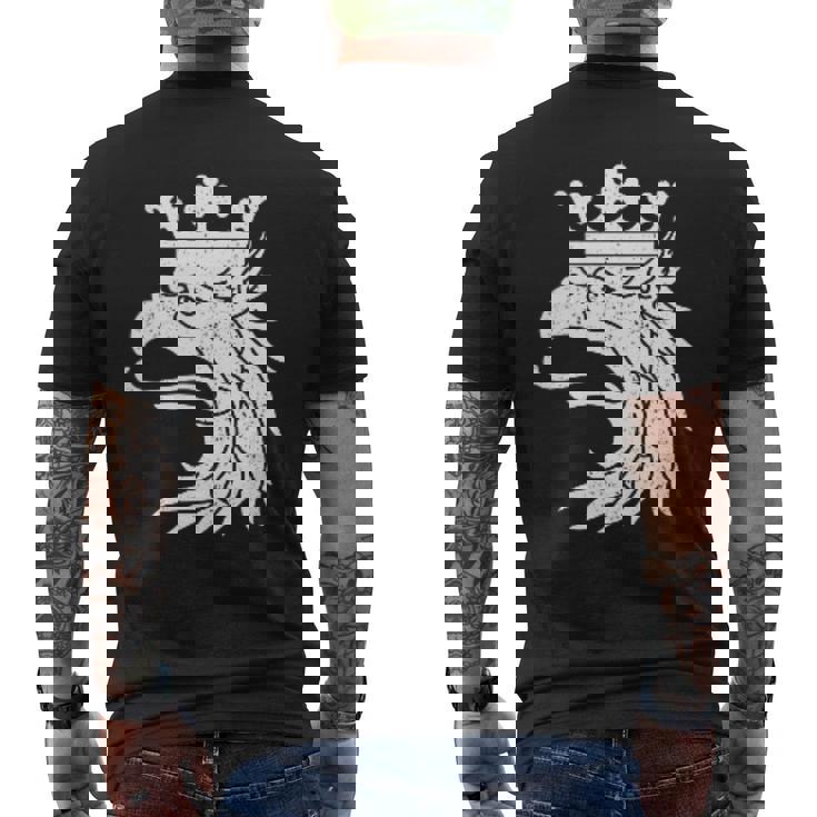 スカニア スウェーデン コート・オブ・アームズ フラッグ グリフィン メンズTシャツ バックプリント