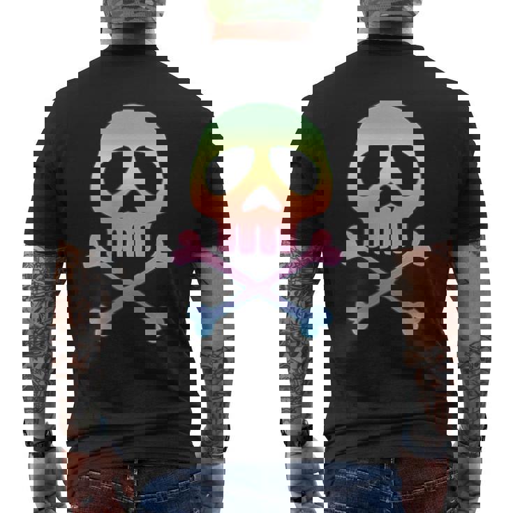 スカル、宇宙海賊キャプテン・クロスボーンズ ハロウィンパーティー Ahoy メンズTシャツ バックプリント