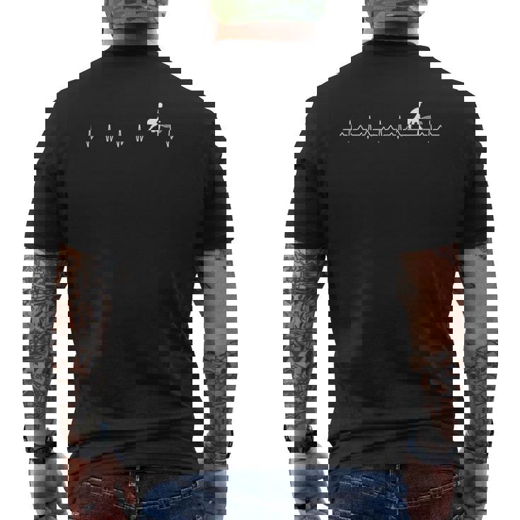 スクワッシュのためのハートビート スカッシュの服スカッシュ メンズTシャツ バックプリント