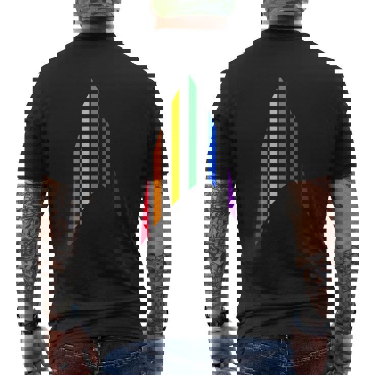 スタートレック オリジナルシリーズ プライドレインボーデルタ 長袖tシャツ メンズTシャツ バックプリント