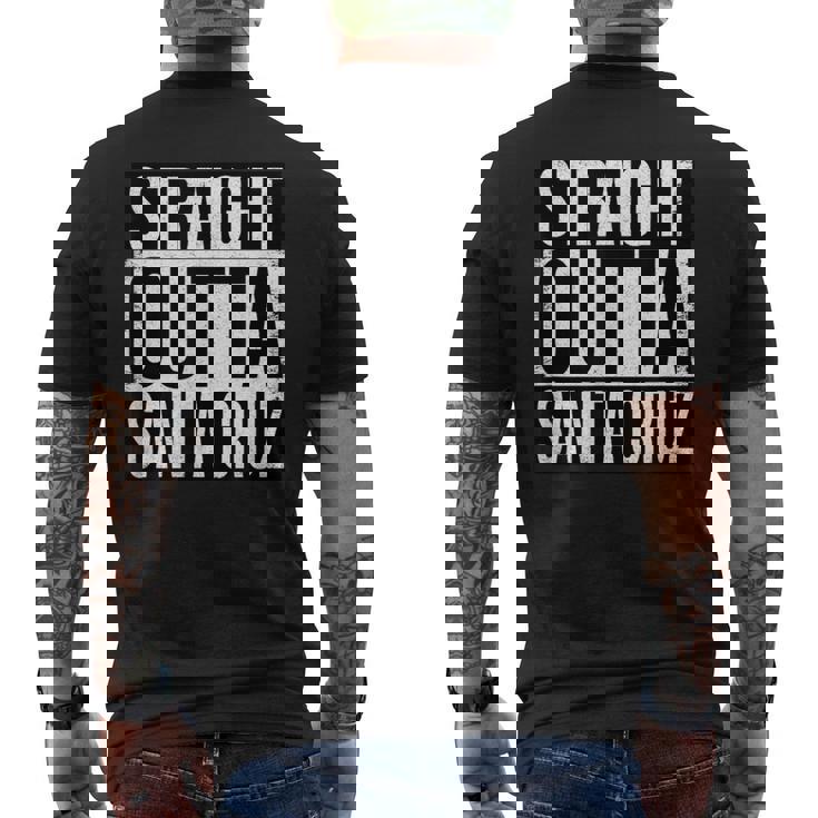 ストレート・アウタ・サンタクルーズ メンズTシャツ バックプリント