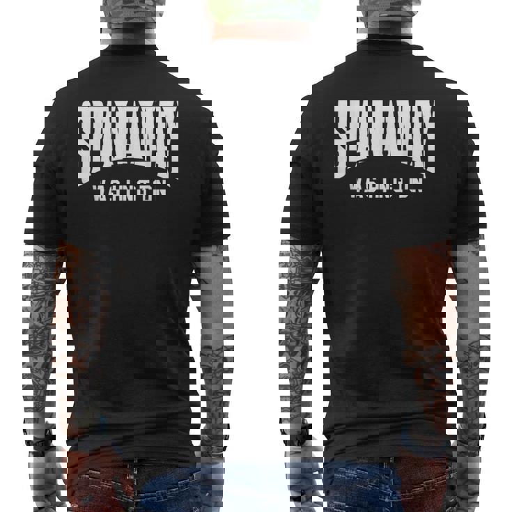 スパナウェイ ワシントン メンズTシャツ バックプリント