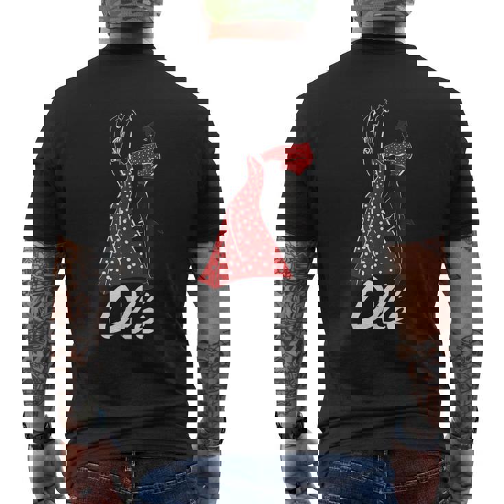 スペインのフラメンコ メンズTシャツ バックプリント