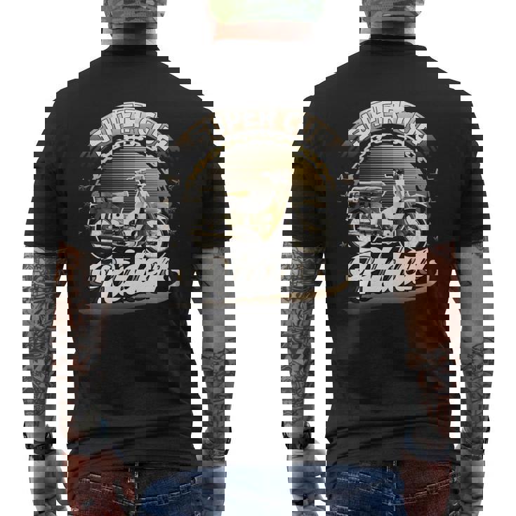 スーパーカブライダー C100 原付バイク レトロジャパン 長袖tシャツ メンズTシャツ バックプリント