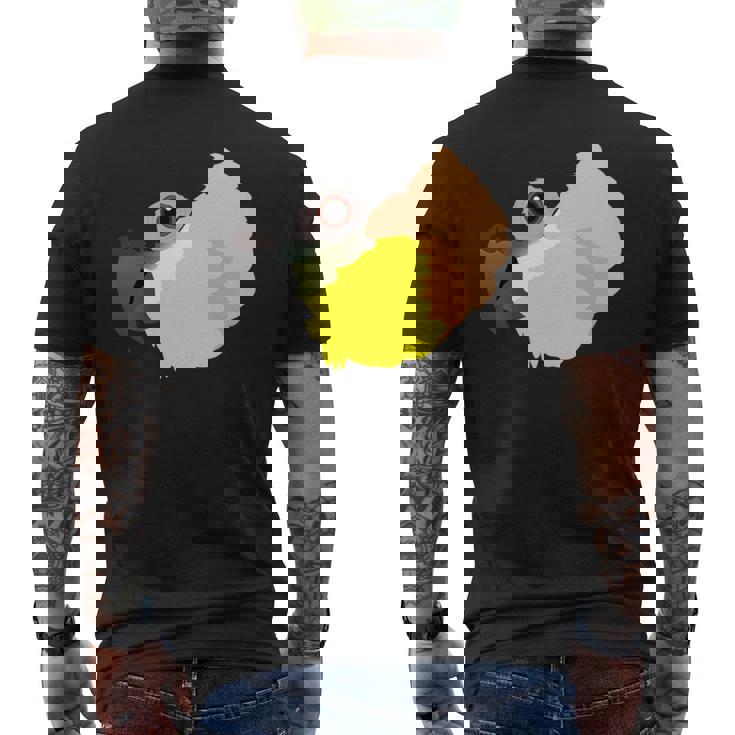 ズグロシロハラインコ 長袖tシャツ メンズTシャツ バックプリント