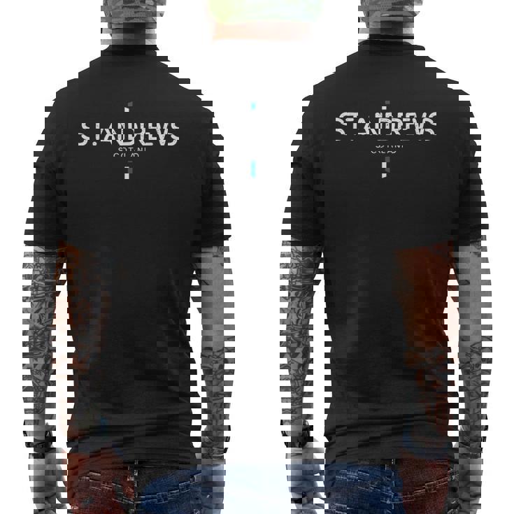 セントアンドリュース スコットランド イギリス Uk レトロ ヴィンテージ メンズTシャツ バックプリント