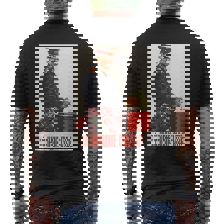 ソビエト連邦リーダージョセフ・スターリンシャツ レトロ ソビエト連邦 Cccp メンズTシャツ バックプリント