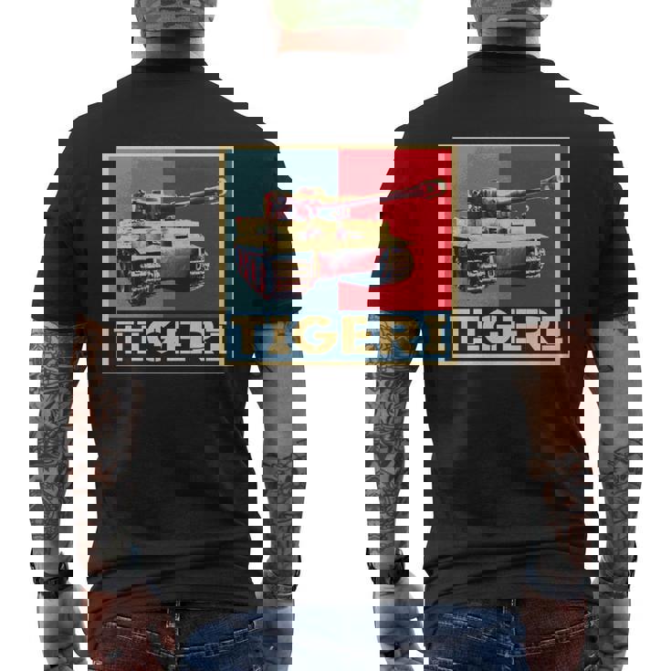 タイガー1装甲vi戦車 Ww2 ドイツ装甲車両 Afvアート 長袖tシャツ メンズTシャツ バックプリント