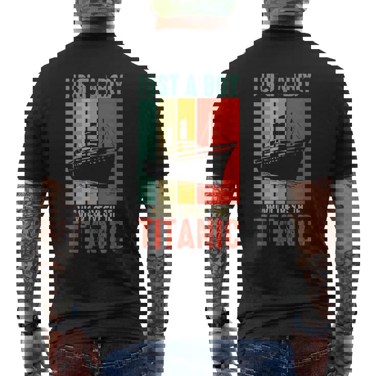 タイタニックボーイラブズ タイタニック ボーイズ タイタニック ボーイズ キッズ ユース メンズTシャツ バックプリント