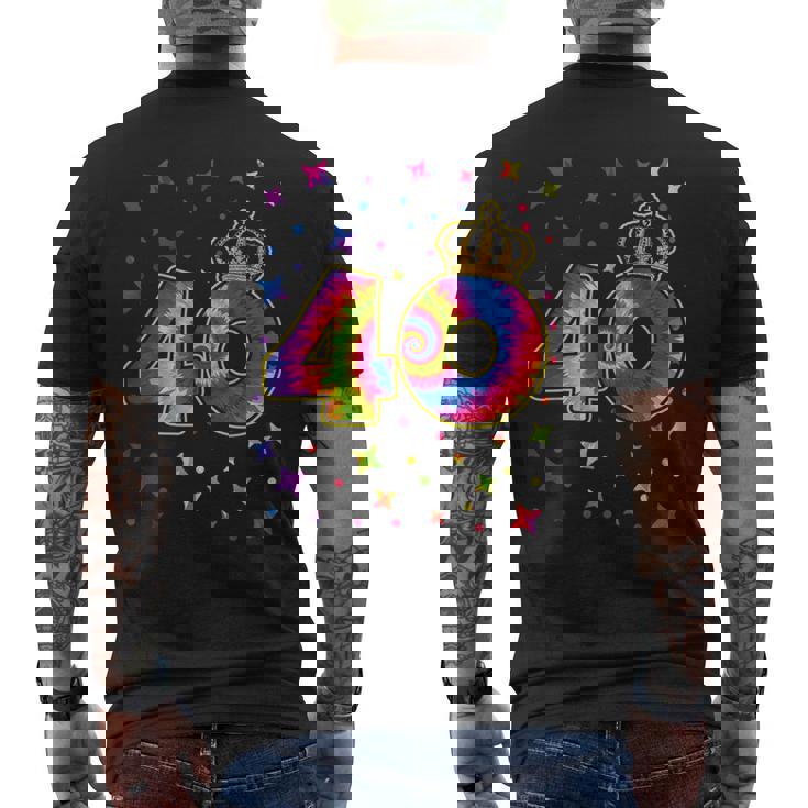 タイダイ 40歳の誕生日パーティー 40歳 お祝い メンズTシャツ バックプリント