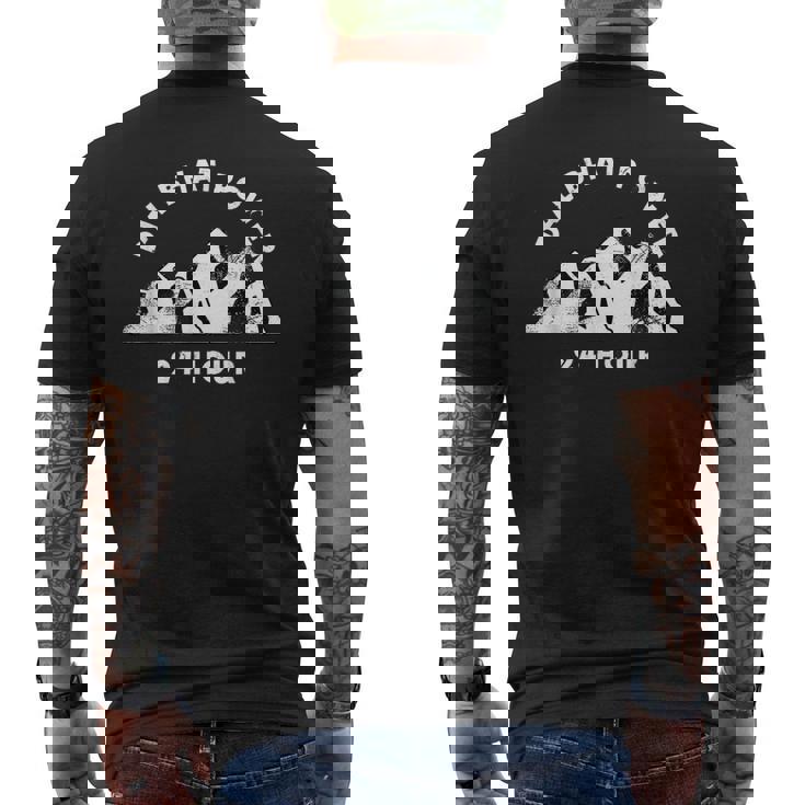 ダルバトパワー 24時間 ネパールギフト メンズTシャツ バックプリント