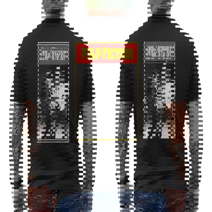 ダンスポートレートグラフィックヴィンス&ミア Papl766 メンズTシャツ バックプリント