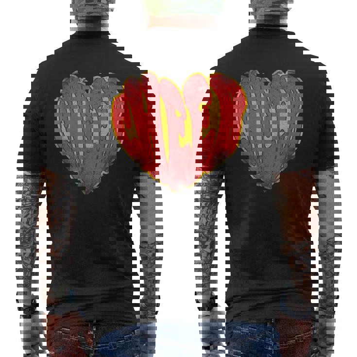 チア チアリーディング ハート ヴィンテージ チア メンズTシャツ バックプリント