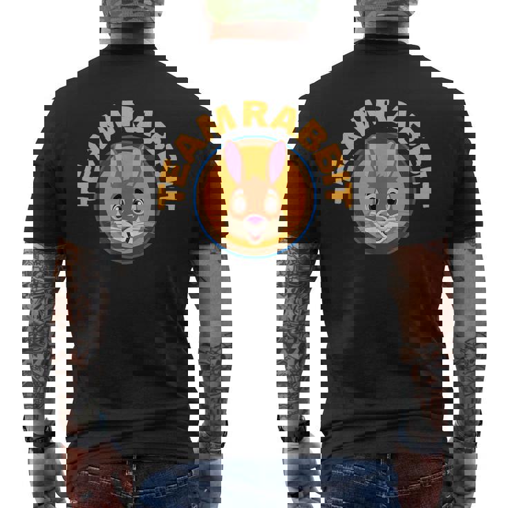 チームラビット スポーツバッジ メンズTシャツ バックプリント