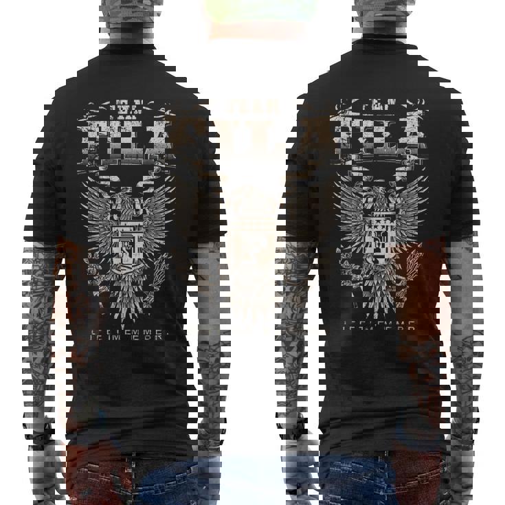 チーム・フィラ・ライフタイム・メンバー-フィラ・ネーム メンズTシャツ バックプリント