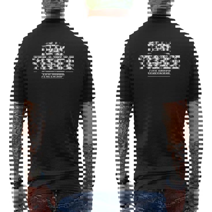 チーム吉田 メンズTシャツ バックプリント