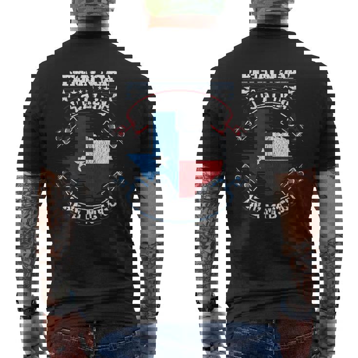 テキサスのピーカンギャップが電話していて、私は行かなければなりません メンズTシャツ バックプリント