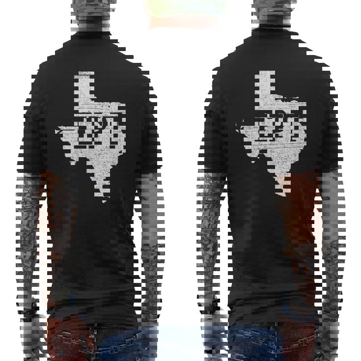 テキサスシルエットのept El Paso Txデザイン。 メンズTシャツ バックプリント