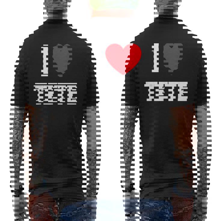 テテが大好き メンズTシャツ バックプリント