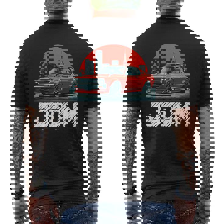 ディストレス Jdm レジェンド ドリフト レース レッドカー 東京スカイライン ギフト 長袖tシャツ メンズTシャツ バックプリント