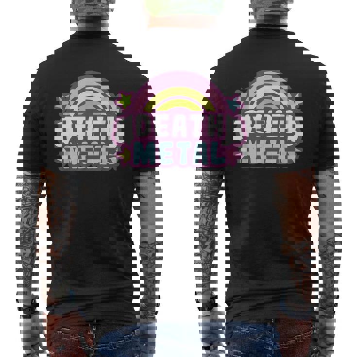 デスメタルレインボー メンズTシャツ バックプリント