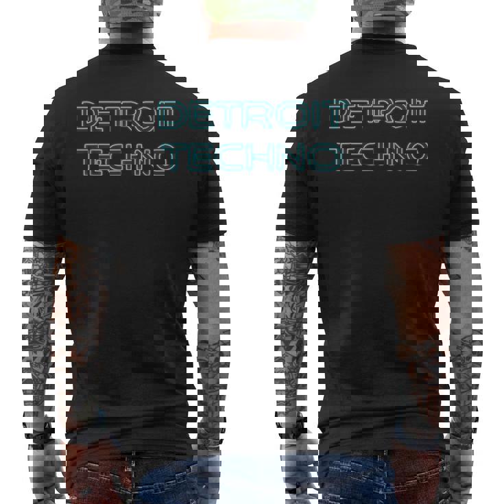 デトロイトテクノシャツ Edm Rave Djウェア デトロイトハウス メンズTシャツ バックプリント