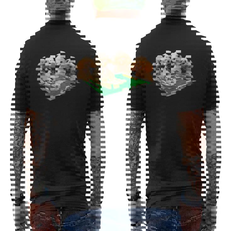 トイプードル 犬 麻雀 面白いtシャツ 文字入り メンズ おもしろ 面白い 服 おもしろグッズ ネタ 雀士 メンズTシャツ バックプリント