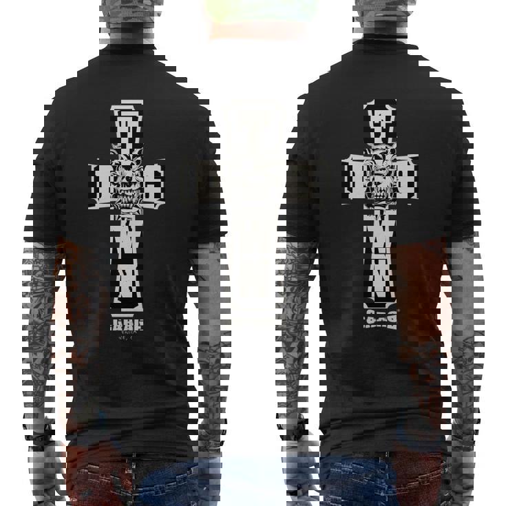 メンズ ドッグタウン ガレージ クロス クリスチャン 長袖tシャツ メンズTシャツ バックプリント